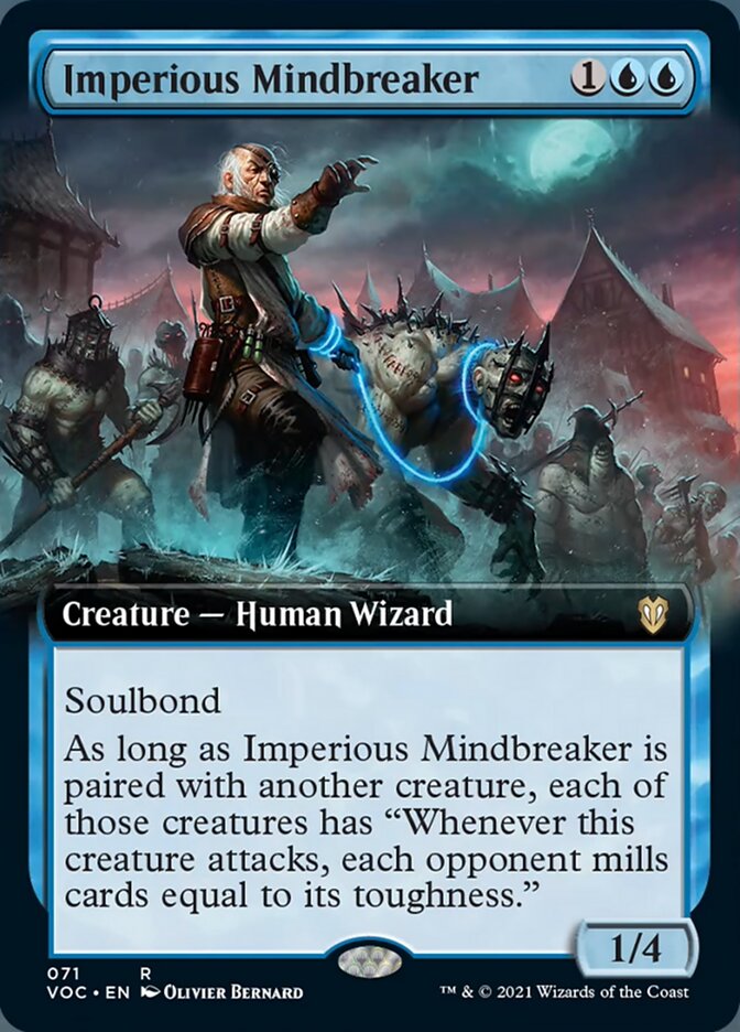 Imperious Mindbreaker (Extended Art) [Innistrad: Crimson Vow Commander] | The Clever Kobold