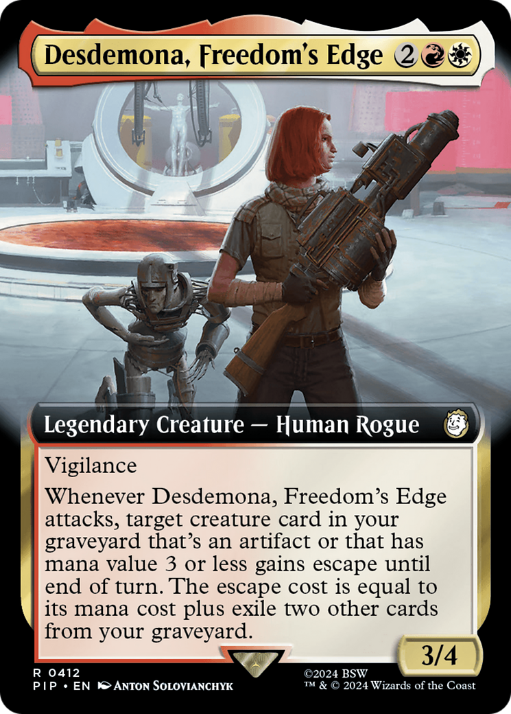 Desdemona, Freedom's Edge (Extended Art) [Fallout] | The Clever Kobold