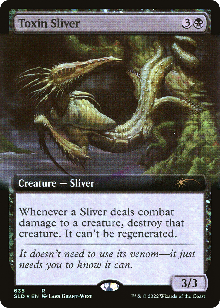 Toxin Sliver (Extended Art) [Secret Lair Drop Promos] | The Clever Kobold