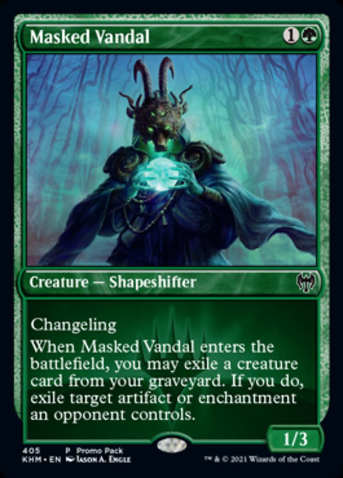 Masked Vandal (Promo Pack) [Kaldheim Promos] | The Clever Kobold