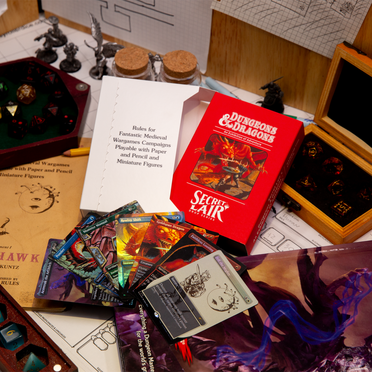 Secret Lair: Drop Series - Secret Lair x Dungeons & Dragons: An Exhibition of Adventure - Rainbow Foil Edition | The Clever Kobold