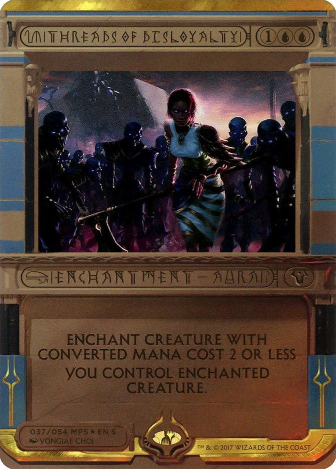 Threads of Disloyalty (Invocation) [Amonkhet Invocations] | The Clever Kobold