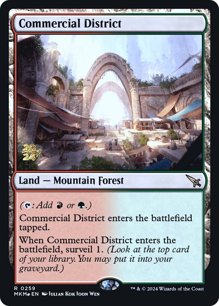 Commercial District [Murders at Karlov Manor Prerelease Promos] | The Clever Kobold