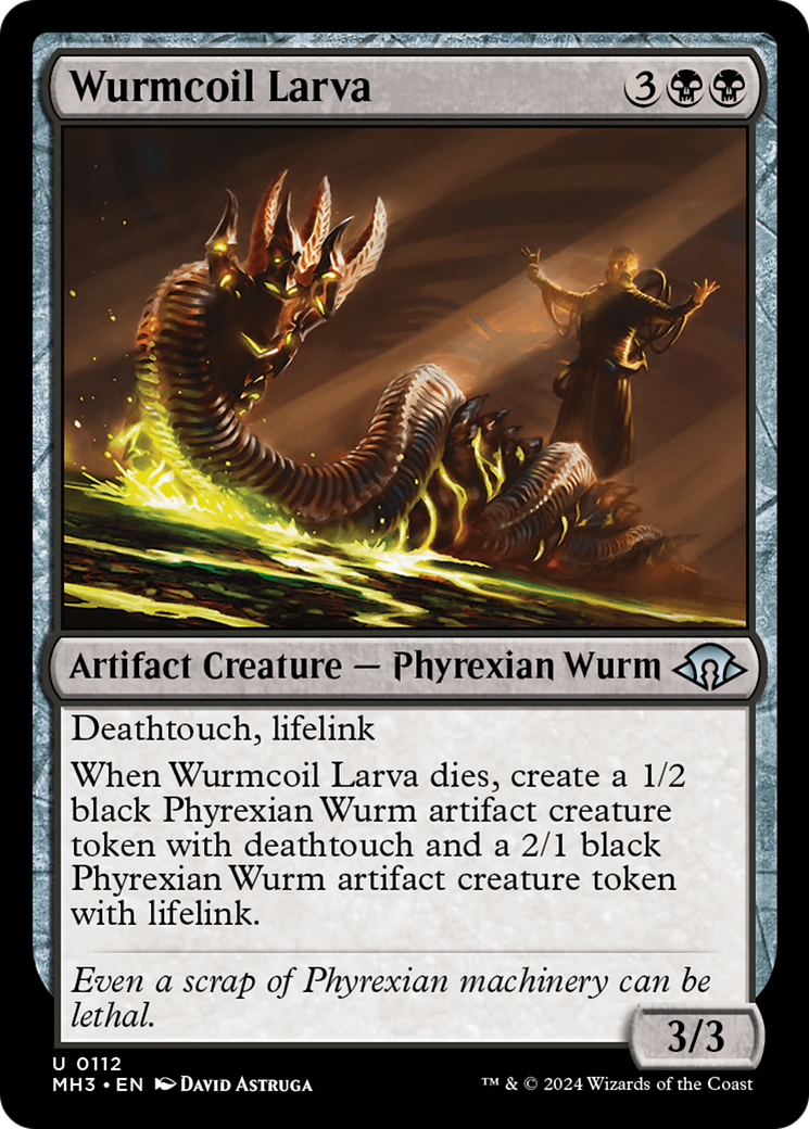 Wurmcoil Larva [Modern Horizons 3] | The Clever Kobold