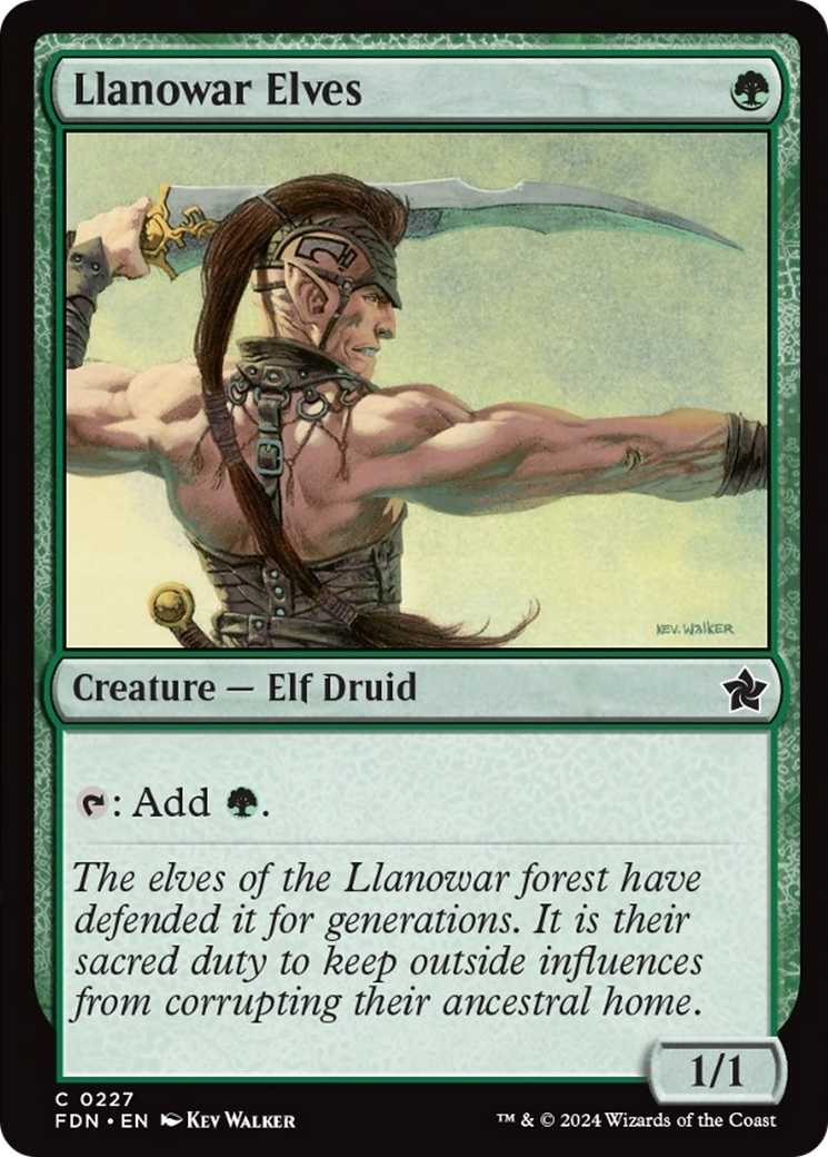 Llanowar Elves [Foundations] | The Clever Kobold