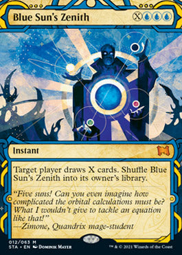 Blue Sun's Zenith (Foil Etched) [Strixhaven: School of Mages Mystical Archive] | The Clever Kobold