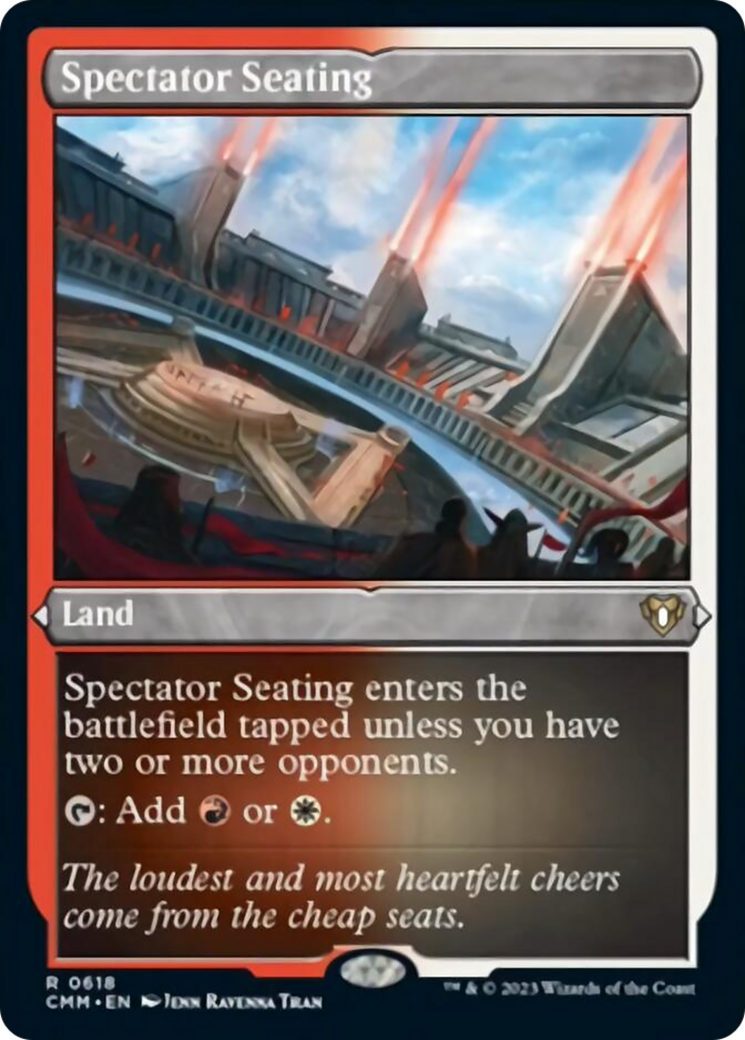 Spectator Seating (Foil Etched) [Commander Masters] | The Clever Kobold