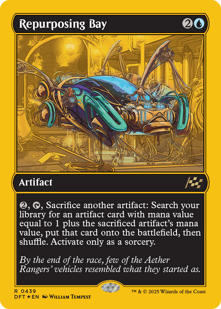 Repurposing Bay (First-Place Foil) [Aetherdrift] | The Clever Kobold