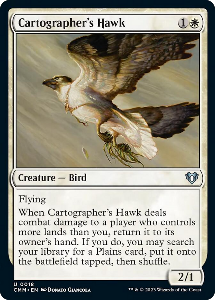 Cartographer's Hawk [Commander Masters] | The Clever Kobold