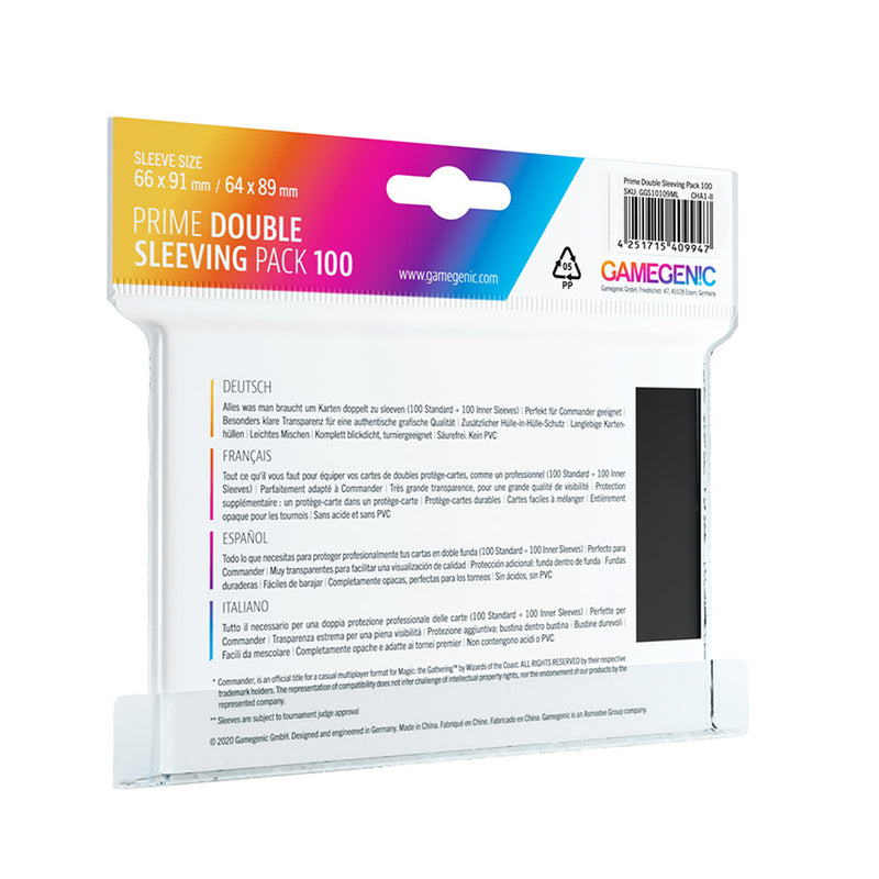 Prime Double Sleeving Pack 100ct