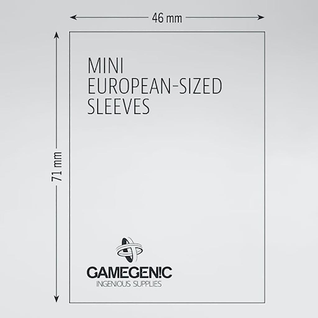 Prime Sleeves: Mini European (46 X 71 MM)