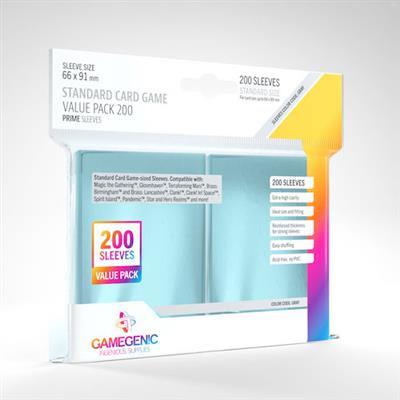 PRIME SLEEVES: STANDARD CG VALUE PACK 200