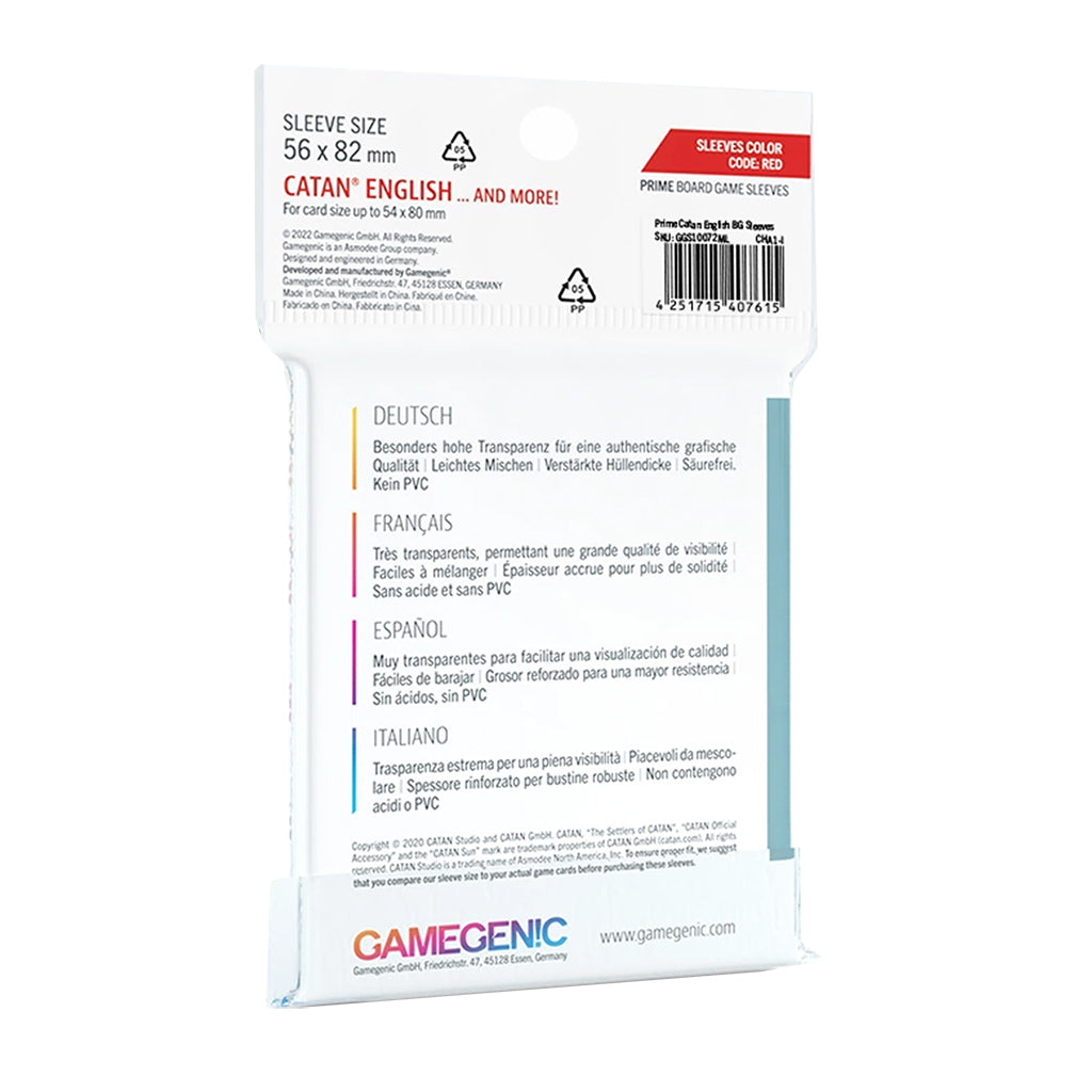 Prime Sleeves: Catan (56 X 82MM)