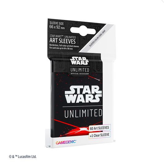 Star Wars: Unlimited - Art Sleeves - Card Back Red