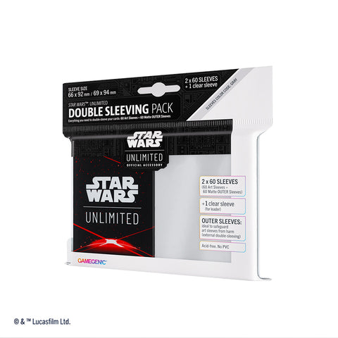 Star Wars: Unlimited - Double Sleeving Pack - Card Back Red
