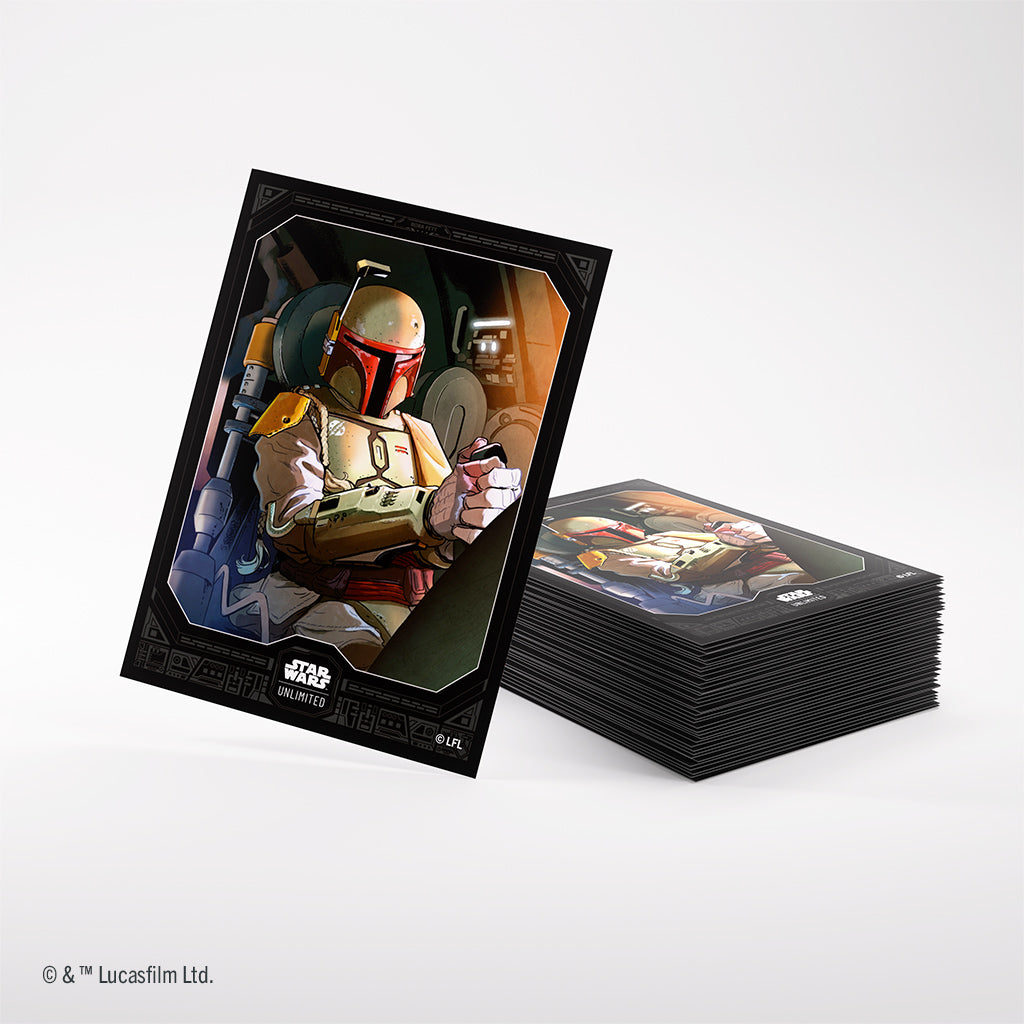 Star Wars: Unlimited Premium Art Sleeve Boba Fett | The Clever Kobold