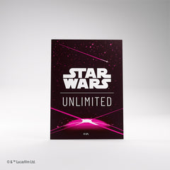 Star Wars: Unlimited Premium Art Sleeve Card Back Magenta | The Clever Kobold