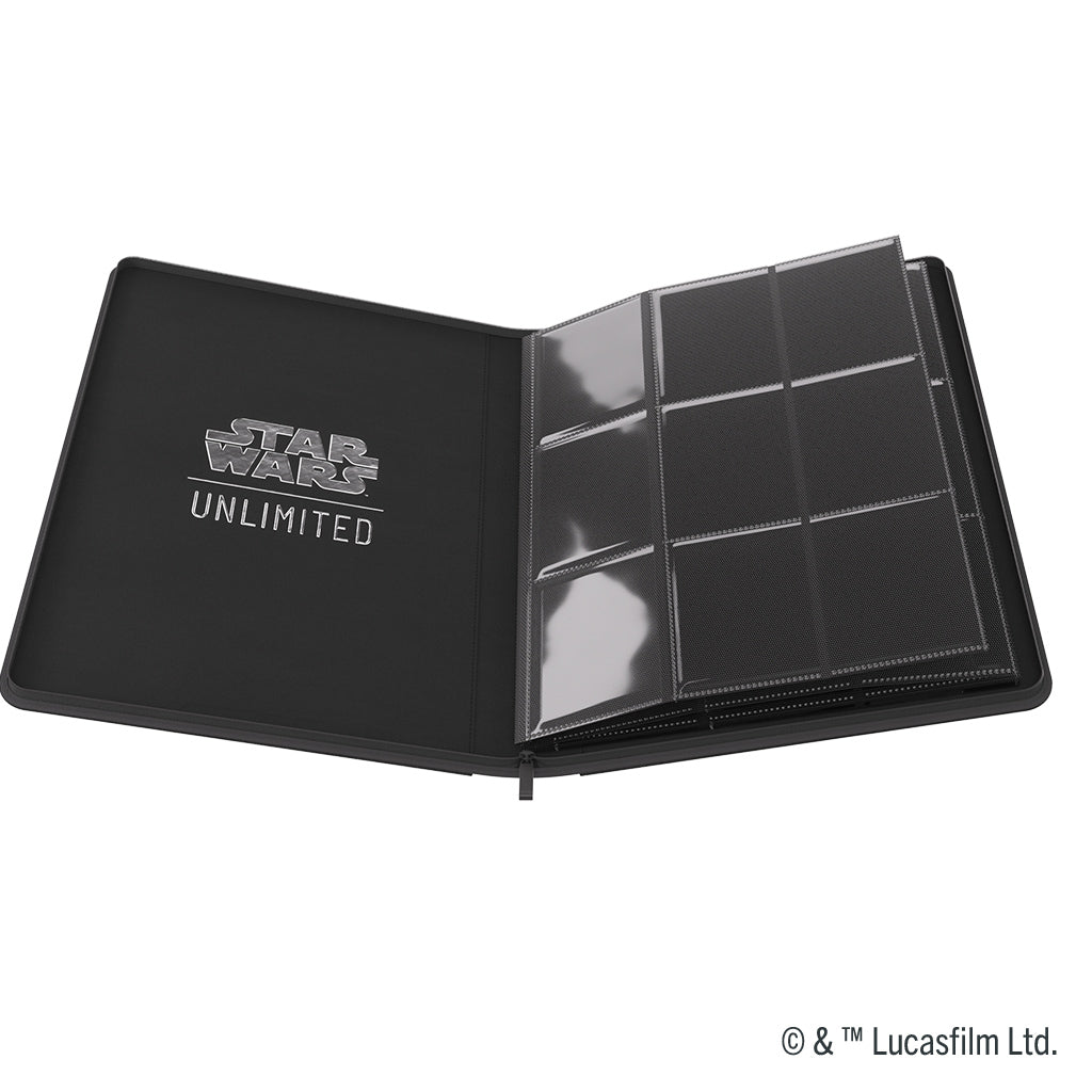 Star Wars: Unlimited Zip-Up Album 18-Pocket Black | The Clever Kobold