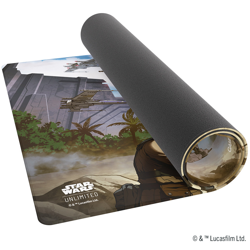 Star Wars: Unlimited Game Mat Battle of Scarif | The Clever Kobold