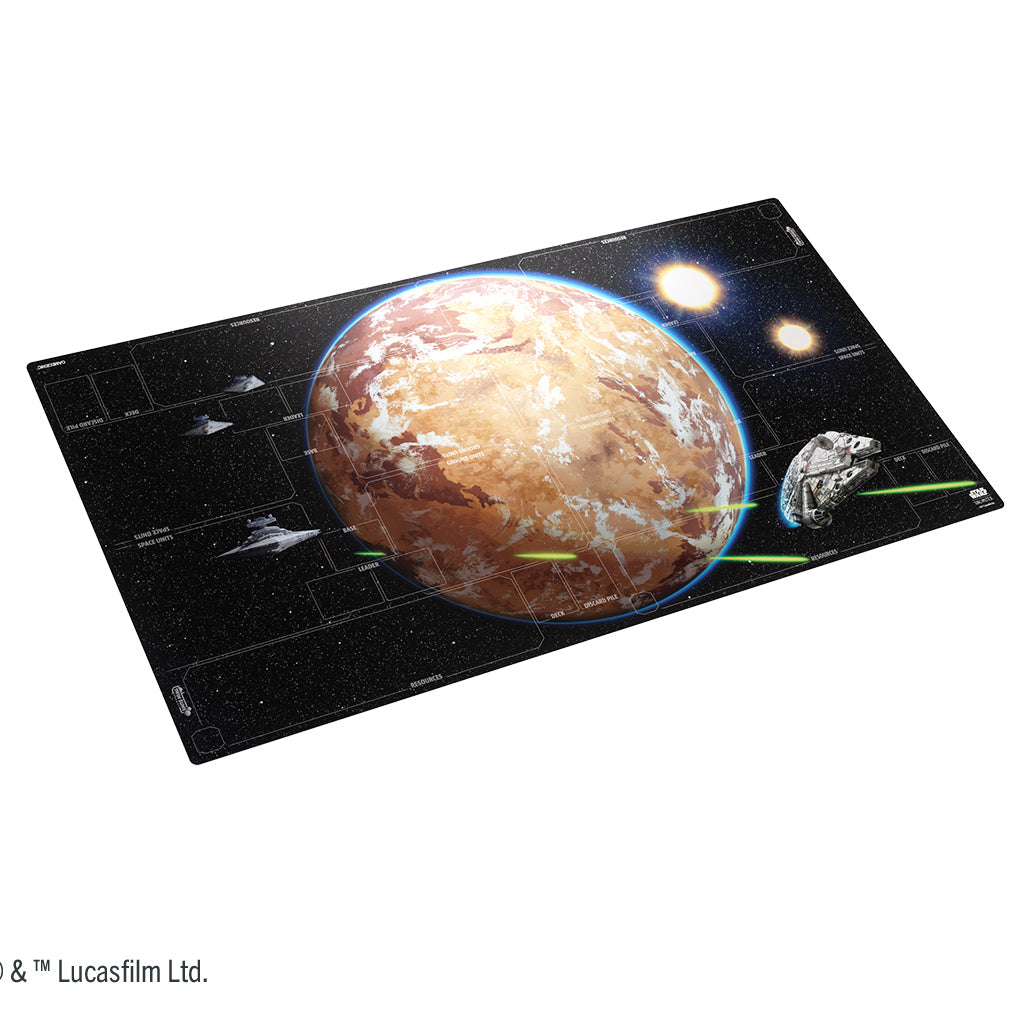 Star Wars: Unlimited Battle Zone Game Mat Optimized for 4-Players | The Clever Kobold