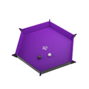 Magnetic Dice Tray Hexagonal Black/Purple
