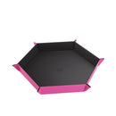 Magnetic Dice Tray Hexagonal Black/Pink