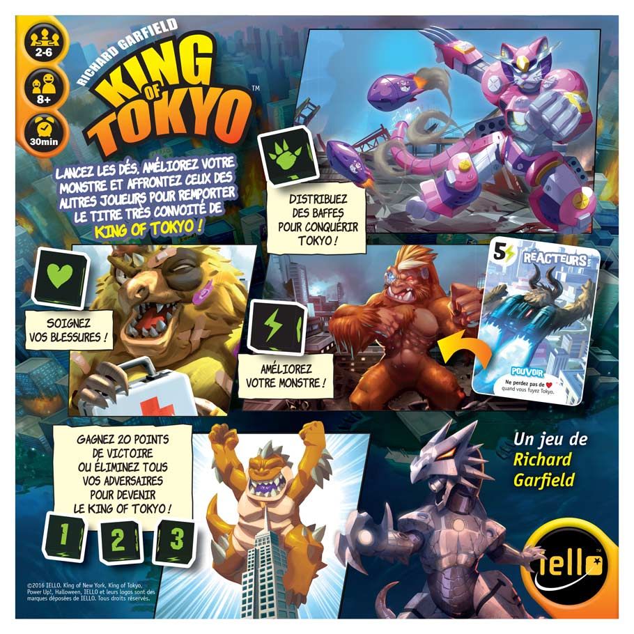 King of Tokyo 2nd Edition | The Clever Kobold