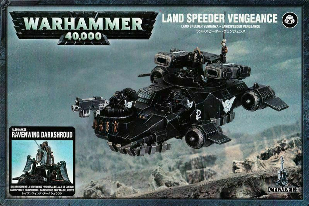 Ravenwing Darkshroud / Land Speeder Vengeance | The Clever Kobold