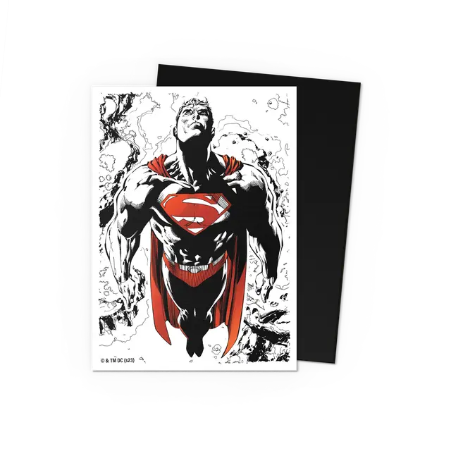 Superman Core (Red/White Variant) - Matte Dual Art Sleeves