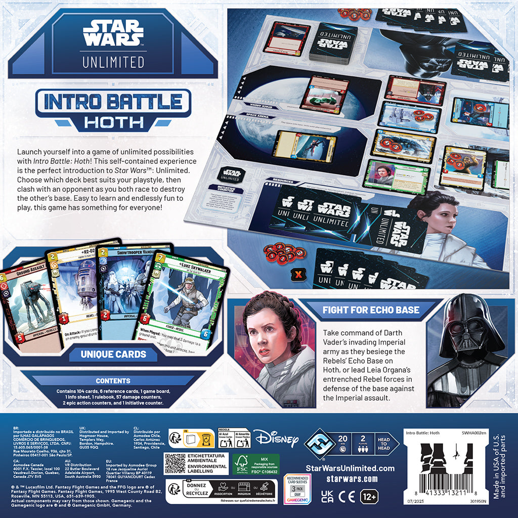 Star Wars: Unlimited - Intro Battle: Hoth - Learn to Play Kit