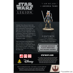 STAR WARS: LEGION - AHSOKA TANO OPERATIVE EXPANSION | The Clever Kobold