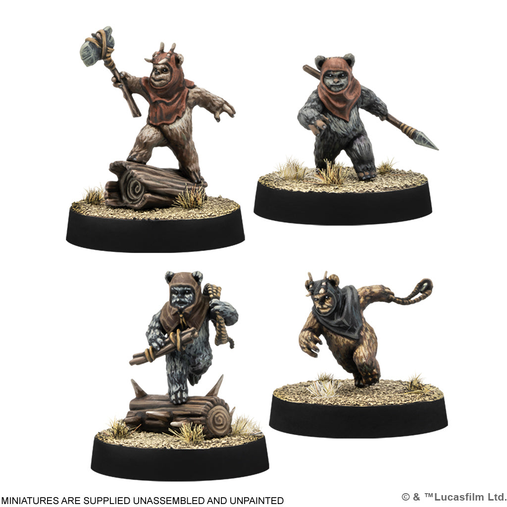 STAR WARS: LEGION - EWOK WARRIORS UNIT EXPANSION | The Clever Kobold