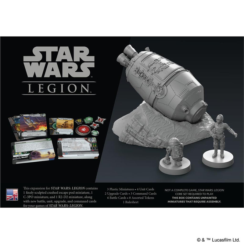 STAR WARS: LEGION - CRASHED ESCAPE POD BATTLEFIELD EXPANSION