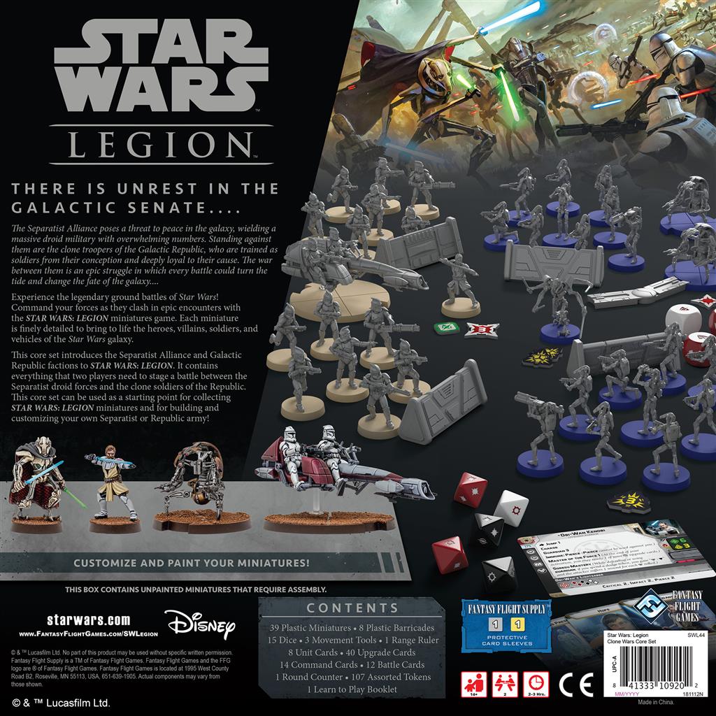 STAR WARS: LEGION - CLONE WARS CORE SET | The Clever Kobold