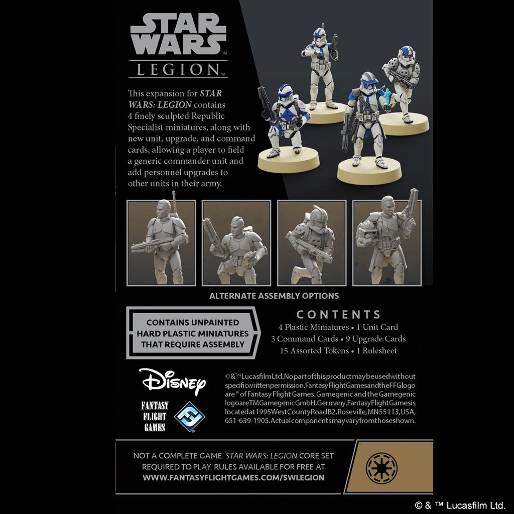 STAR WARS: LEGION - REPUBLIC SPECIALISTS PERSONNEL