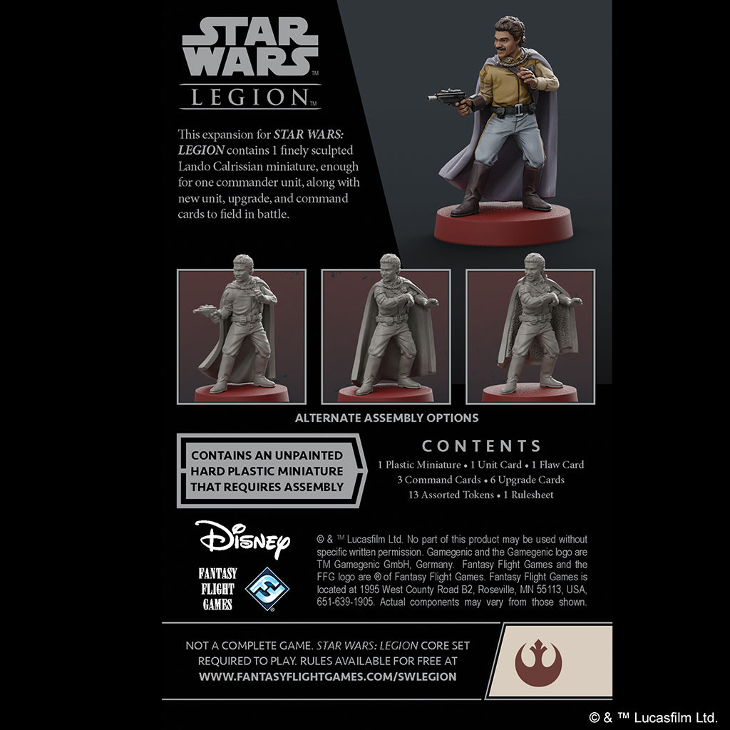 STAR WARS: LEGION - LANDO CALRISSIAN COMMANDER | The Clever Kobold