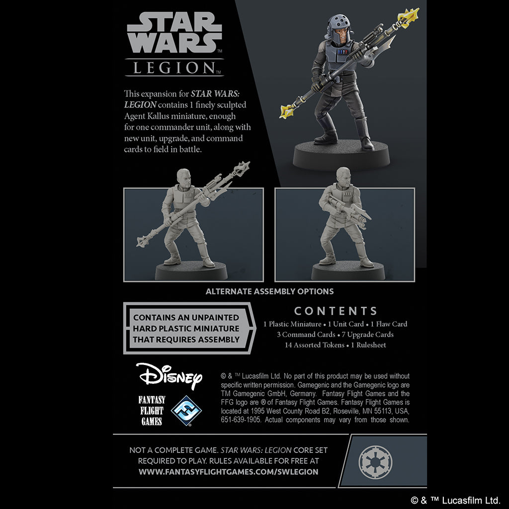 STAR WARS: LEGION - AGENT KALLUS COMMANDER | The Clever Kobold