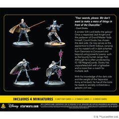 Star Wars: Shatterpoint - Twice the Pride: Count Dooku Squad Pack | The Clever Kobold