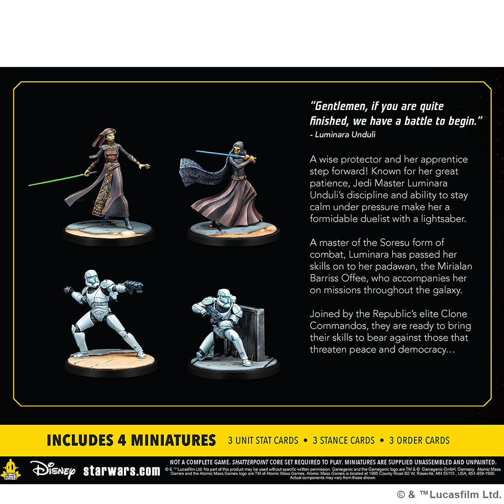 Star Wars: Shatterpoint - Plans and Preparation Squad Pack | The Clever Kobold