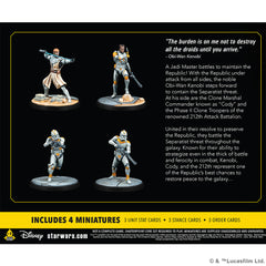 Star Wars: Shatterpoint - Hello There: General Obi-Wan Kenobi Squad Pack | The Clever Kobold