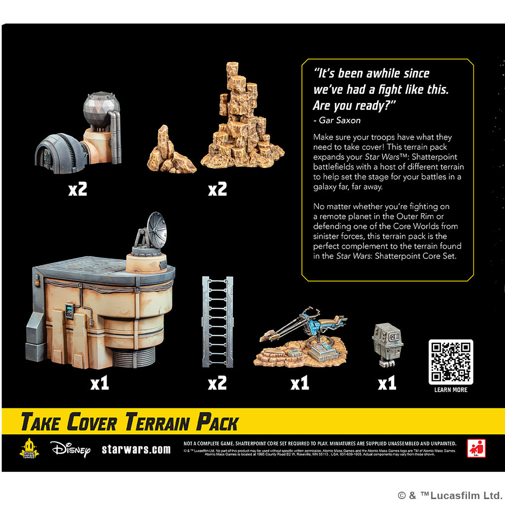 Star Wars: Shatterpoint - Take Cover Terrain Pack | The Clever Kobold