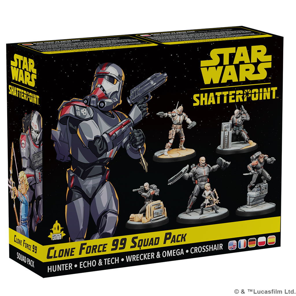 Star Wars: Shatterpoint - Clone Force 99 Squad Pack | The Clever Kobold