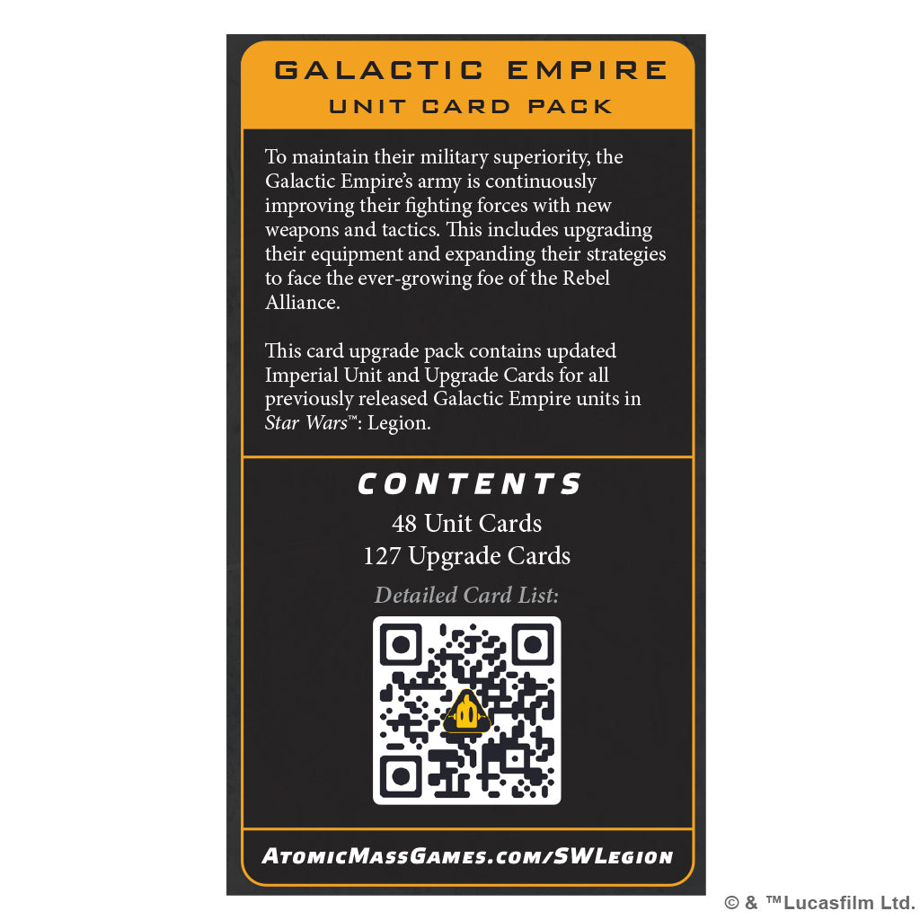 Star Wars: Legion - Empire Card Pack