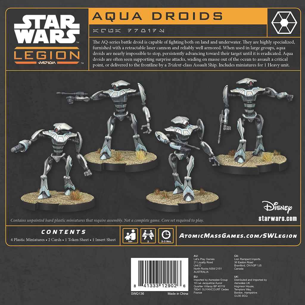 Star Wars: Legion - Aqua Droid Unit Expansion | The Clever Kobold