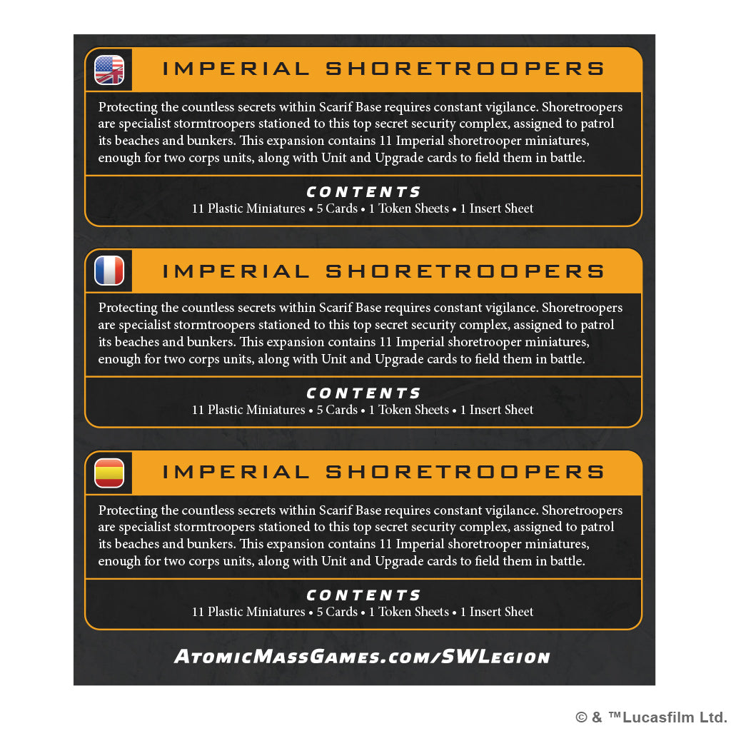 Star Wars: Legion – Imperial Shoretroopers