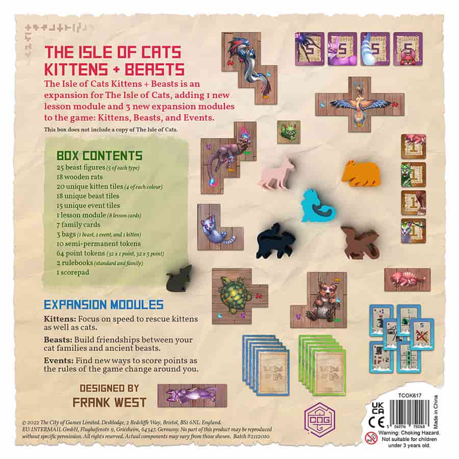 The Isle of Cats: Kittens and Beast Expansion