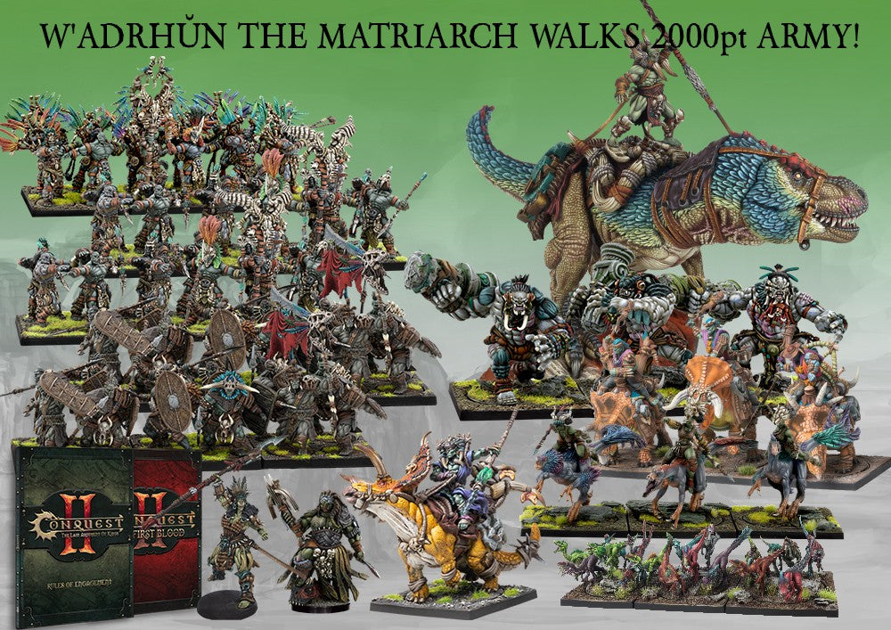 The Matriarch Walks 2000pt Army - W’adrhŭn | The Clever Kobold