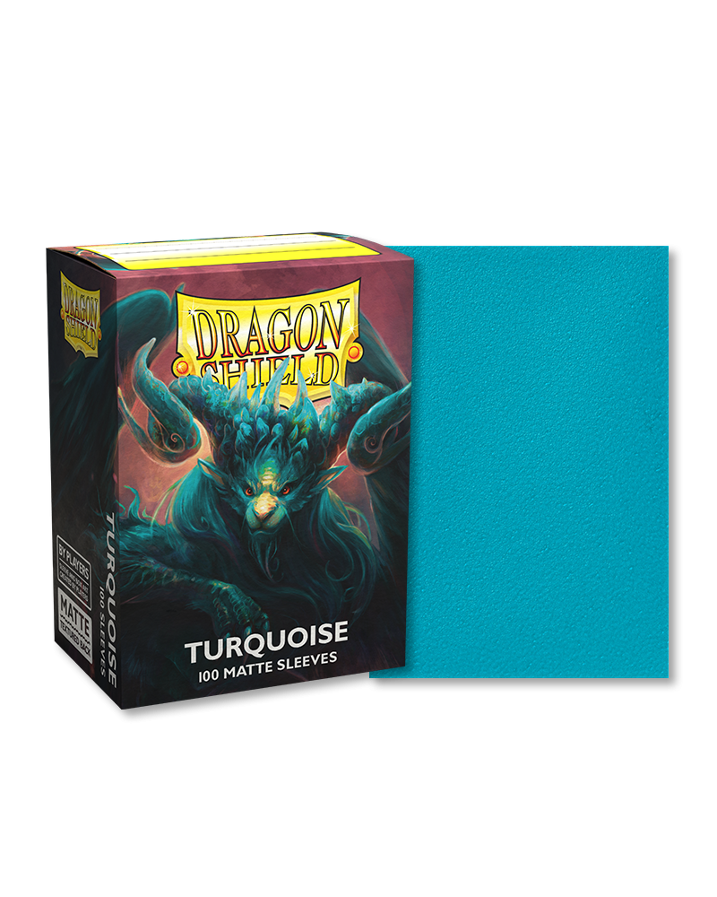 Turquoise - Matte Sleeves - Standard Size