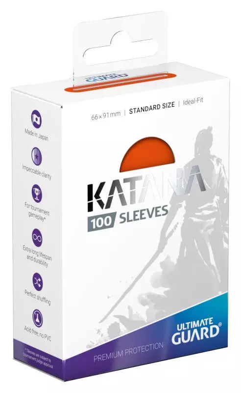 Ultimate Guard Sleeves: Standard Katana - Orange 100CT