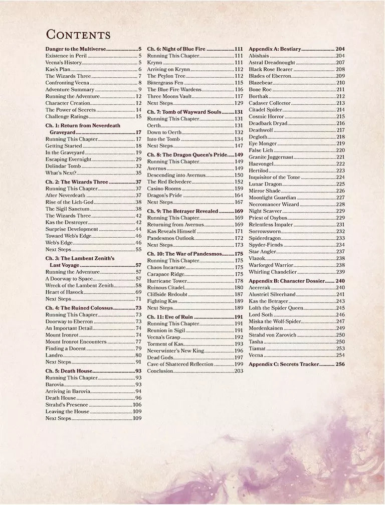 Dungeons & Dragons 5E: Vecna Eve of Ruin